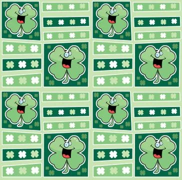 Shamrock Pattern Stock Illustration