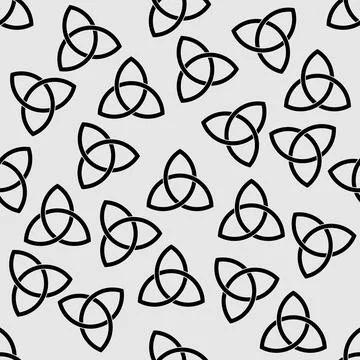 Shamrock pattern Stock Illustration