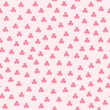 Shamrock pattern. Seamless vector background Stock Illustration