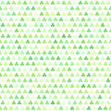 Shamrock pattern. Seamless vector Illustrazione stock