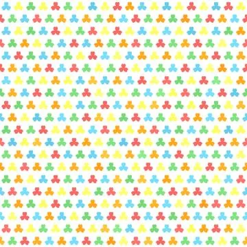 Shamrock pattern. Seamless vector Illustrazione stock