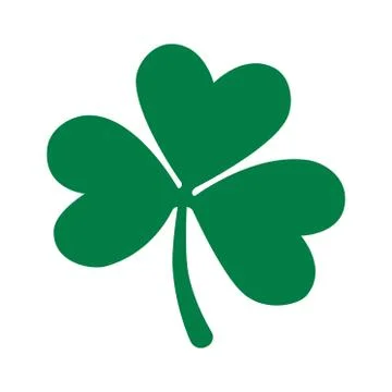 Shamrock vector icon logo on white background イラスト素材