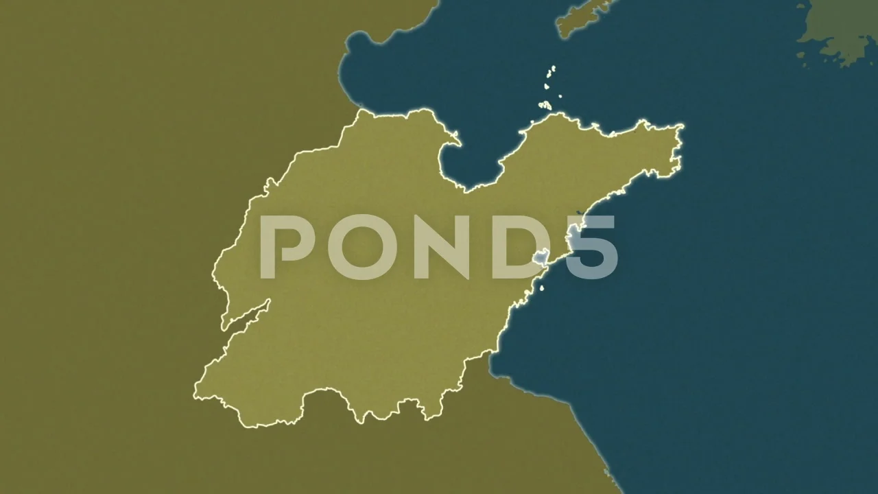 shandong peninsula map