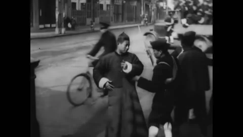 SHANGHAI - 1932 - Artillerymen are conscripted for China's 19th Route Army after Stock Footage 272362613