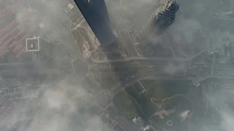Shanghai Aerial View Stock Footage 81852261