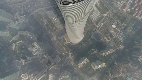 Shanghai Aerial View Stock Footage 81852744