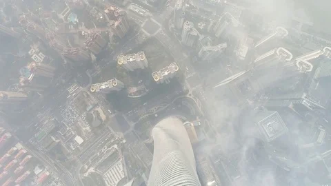 Shanghai Aerial View Stock Footage 81853265