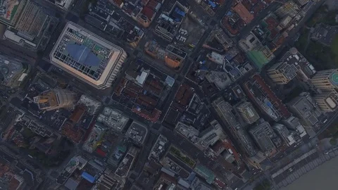 Shanghai Aerial View Stock Footage 81888812