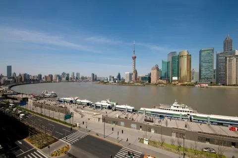 Shanghai bund Stock Photos