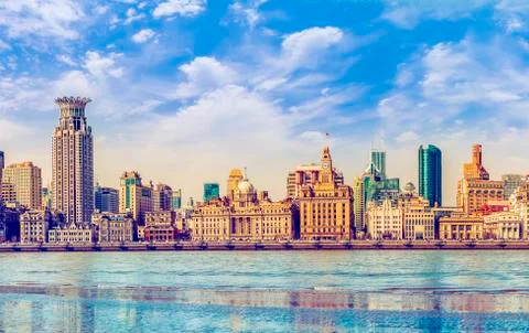 Shanghai Bund Stock Photos