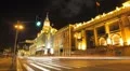Shanghai bund traffic, time-lapse HD Footage