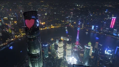 SHANGHAI, CHINA MAY 5, 2017 Aerial Stock Video Pond5