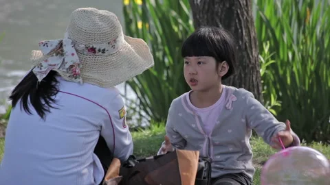 Shanghai City Park Stock Footage 97542724