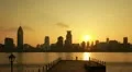 Shanghai City Sunset, Timelapse.>>>Please search similar: "ShanghaiSkyline" HD Footage