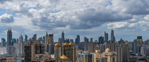 Shanghai City Timelapse Stock Footage 95565484