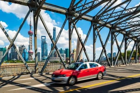 Shanghai Crossing Stock Photos
