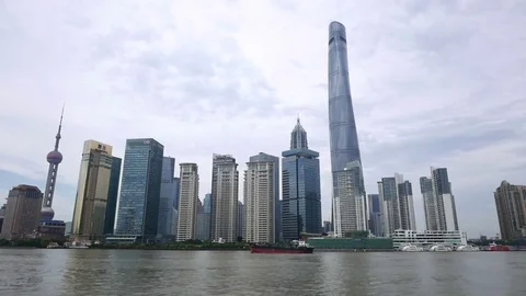Shanghai Downtown 库存影片 71155845
