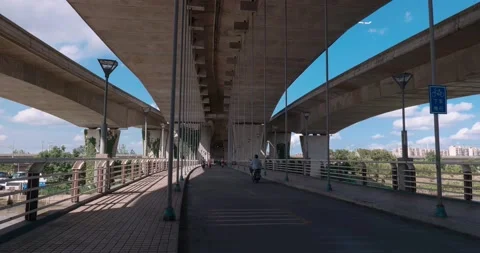 Shanghai elevated road Stock Footage 201003363