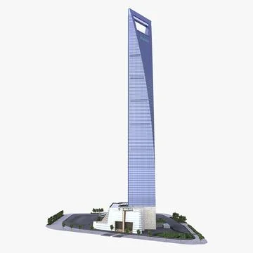 Shanghai Financial Tower(1) 3D Model