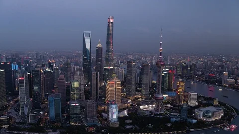 Shanghai 動画素材 87684385