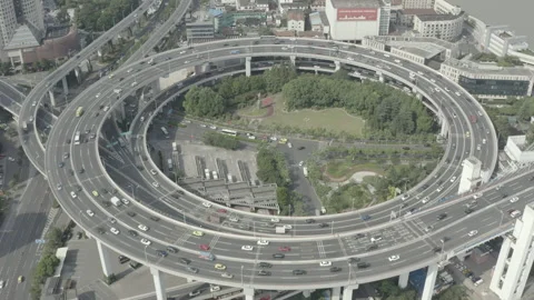 Shanghai huangpu loop Stock Footage 256806230