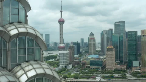 Shanghai icbc flight Stock Footage 256804032