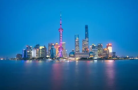 Shanghai &amp; Lights Stock Photos