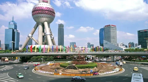 Shanghai Lujiazui Stock Footage 55021566