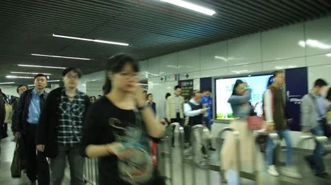 Shanghai Metro 10 Stock Footage 44772887