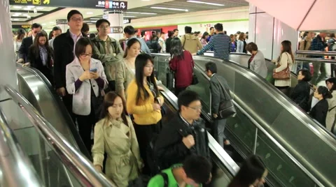 Shanghai Metro 11 Stock Footage 44771837