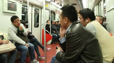 Shanghai Metro 12 Stock Footage 44726330