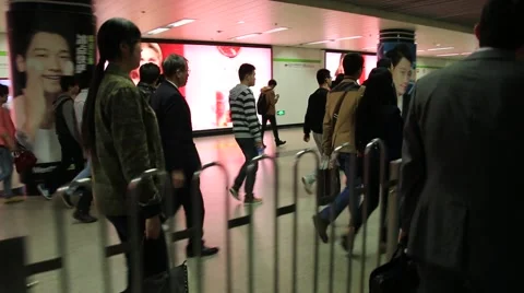 Shanghai Metro 7 Stock Footage 44775014