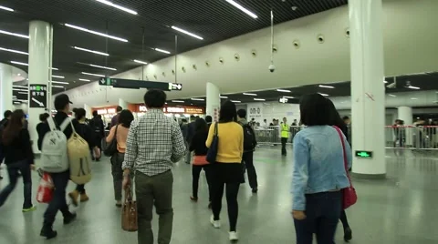 Shanghai Metro 8 Stock Footage 44774534