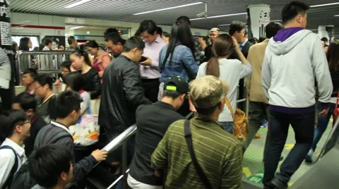 Shanghai Metro 9 Stock Footage 44773172
