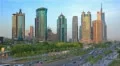 Shanghai Modern Financial Center. Time lapse. HD Footage