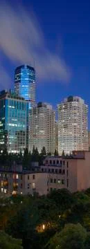 Shanghai by night Stock Photos