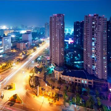 Shanghai Night Stock Photos