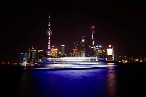 Shanghai Night Stock Photos