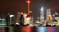 Shanghai at night, Time Lapse(Panning).>>>Please Search: "ShanghaiSkyline" HD Footage