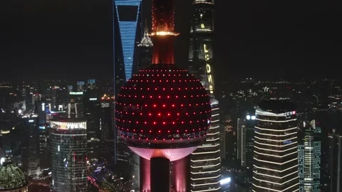 Shanghai Nightscape Stock Footage 150362784