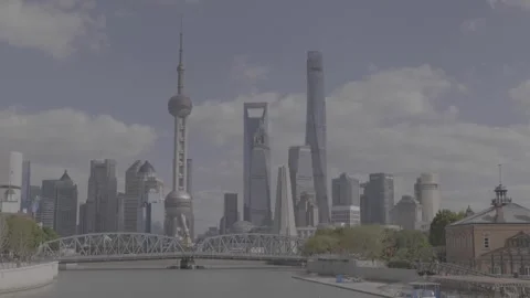 SHANGHAI OLD BUILDING Stock Footage 270410199