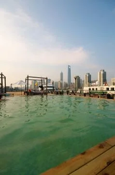 Shanghai pool Stock Photos