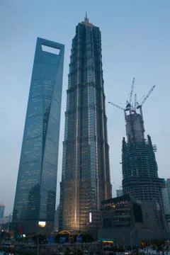 Shanghai pudong developing Stock-Fotos