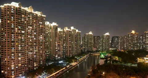 Shanghai-putuo-daynight-timelapse Stock Footage 171702350