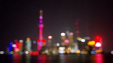 Shanghai skyline of the bund Stock Footage 51029979
