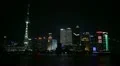 Shanghai Skyline, China, Hangpu River, Skyscrapers, Cityscape, Ship, time lapse HD Footage