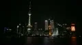 Shanghai Skyline, China, Hangpu River, Skyscrapers, Cityscape, Ship, time lapse HD Footage