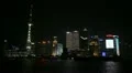 Shanghai Skyline, China, Hangpu River, Skyscrapers, Cityscape, Ship, time lapse HD Footage