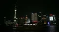 Shanghai Skyline, China, Hangpu River, Skyscrapers, Cityscape, Ship, time lapse HD Footage