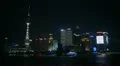 Shanghai Skyline, China, Hangpu River, Skyscrapers, Cityscape, Ship, time lapse HD Footage
